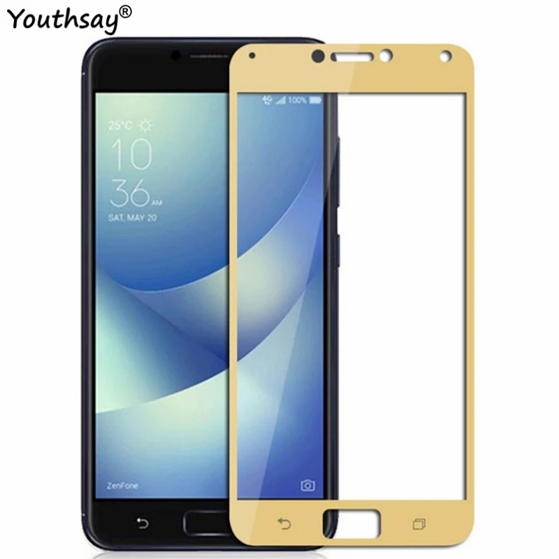 Протектор экрана для ASUS Zenfone 4 Max ZC554KL закаленное стекло полное покрытие Защитная