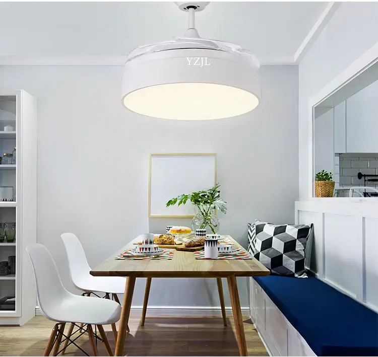 С пультом дистанционного управления вентилятор люстра огни современный