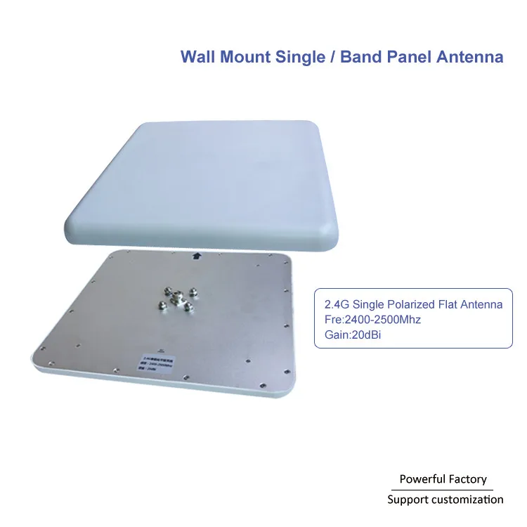 Однонаправленная плоская антенна 20dBi с поляризацией настенное крепление 2 4G Wi Fi
