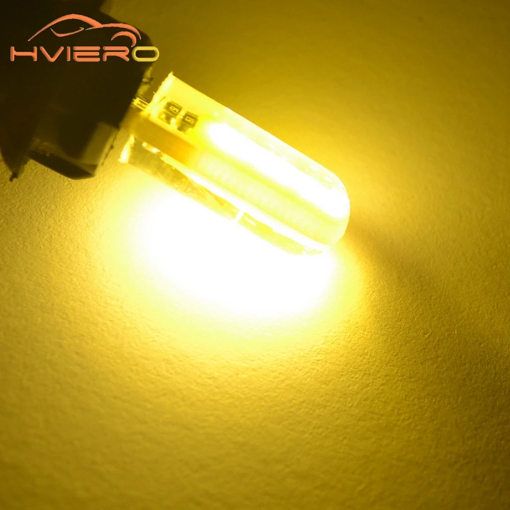 T10 W5W Белый Красный COB LED Silicagel водонепроницаемый 194 147 501 клиновидный светодиодный автомобильный габаритный фонарь для чтения, купольная лампа, автомобильная парковочная лампа, DC 12 В