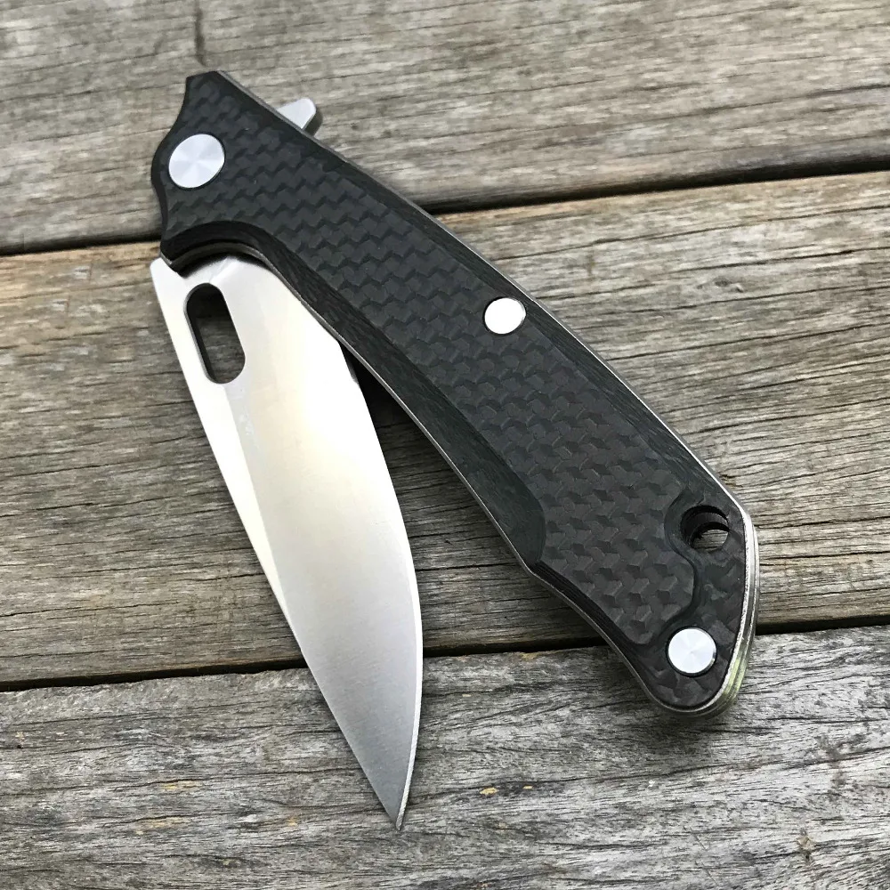 Складной нож LDT Cobra Bear D2 лезвие из углеродного волокна ручка охотничьи ножи