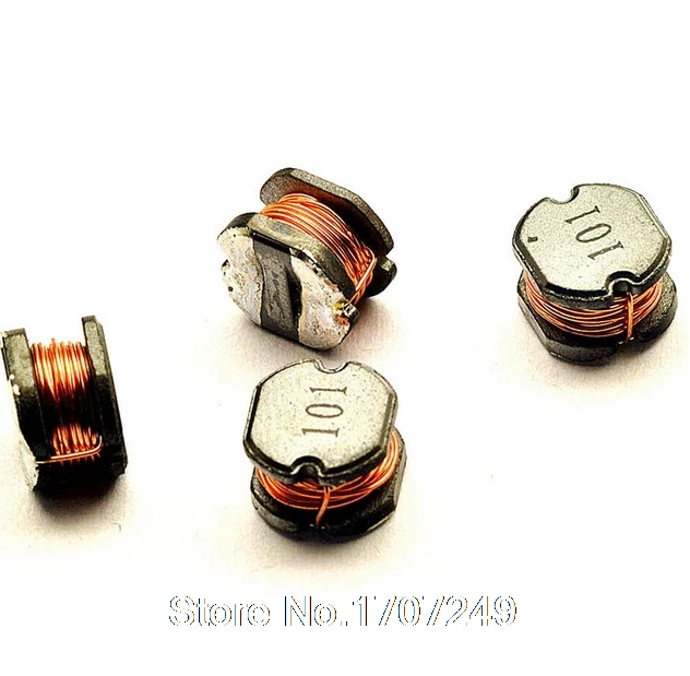 

25pcs/lot CD54 100UH Winding type Power Inductors SMD Power Inductor M65 (Marking: 101)