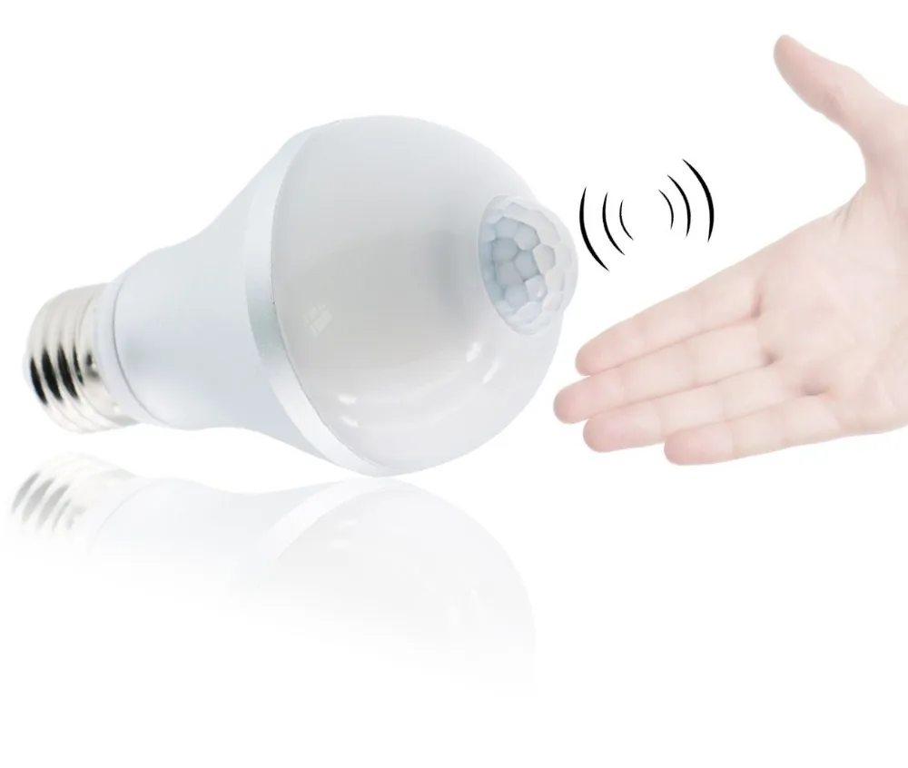 Светодиодная лампа с датчиком движения инфракрасная E27 PIR/лампа обнаружения