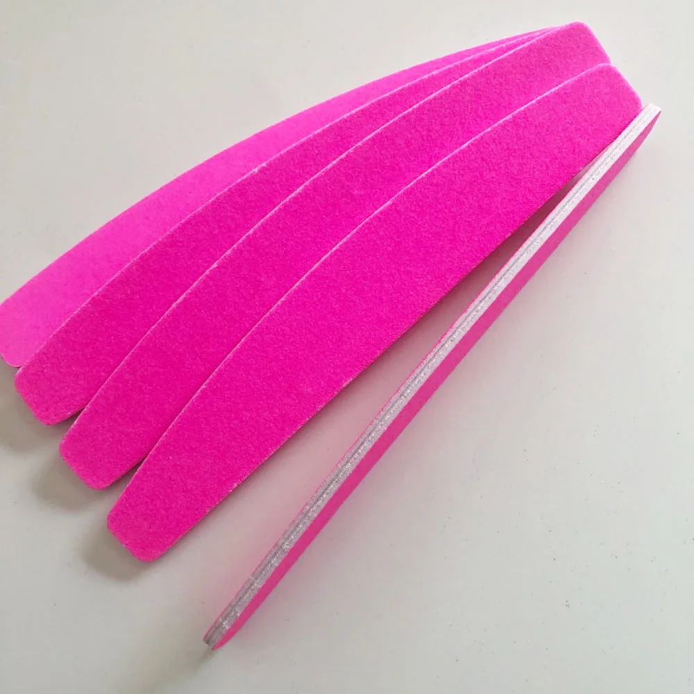 Пилка для ногтей в форме полумесяца 5 шт. 200/240 профессиональная пилка | Красота и