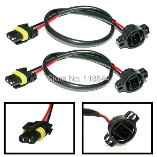 2 шт. 5202 H16 2504 PSX24W шнур питания жгут проводов для HID балласта в наличии розетка