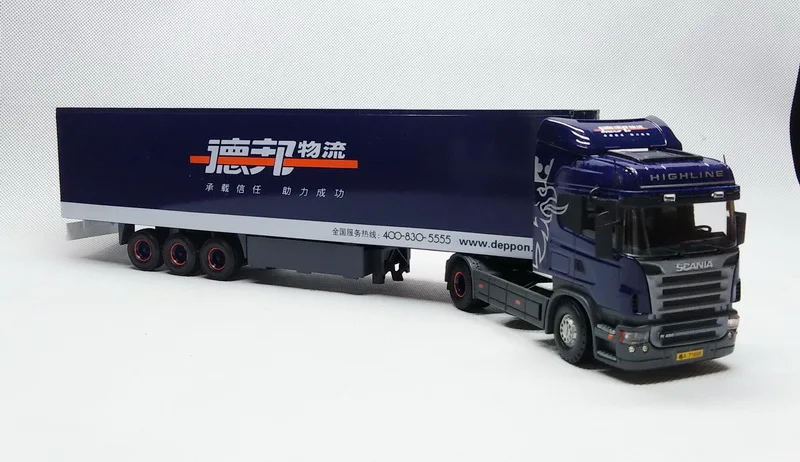 Коллекционная модель из сплава 1:50 Масштаб Scania R480 Highline контейнеровоз трактор литая игрушка модель для украшения, подарок