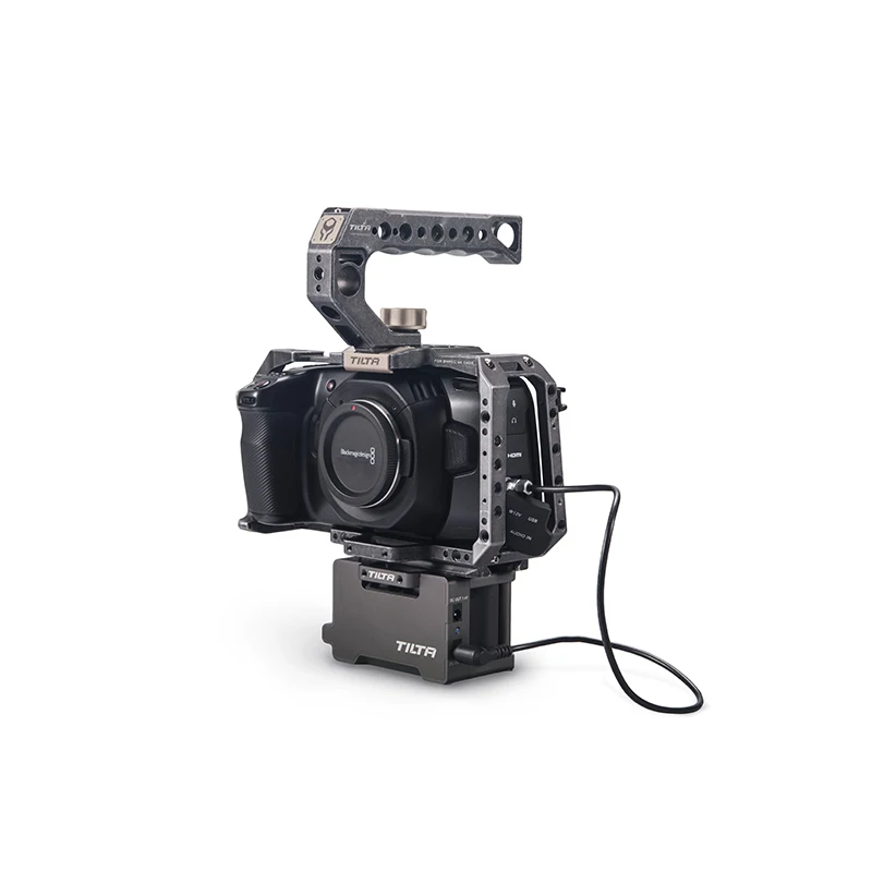 TILTA BMPCC 4K Camera Cage kit accessories V mount battery Baseplate Gold mount plate and F970 battery plate