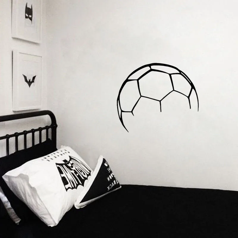 YOJA 41.8CM*49CM Interesting Football Sport PVC Wall Sticker Personalized W2-108 | Дом и сад