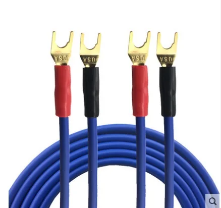 Кабель HIFI с банановым штекером для динамиков мультимедийный усилитель домашнего