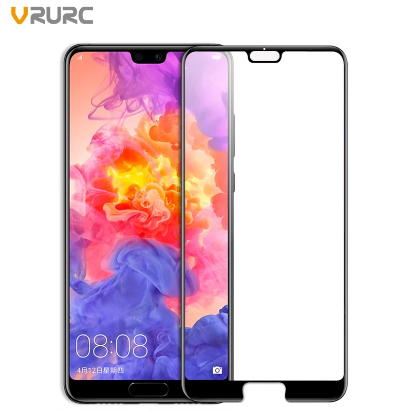 Vrurc 3D изогнутые Премиум закаленное Стекло для Huawei P20 Экран протектор 9 H защитное