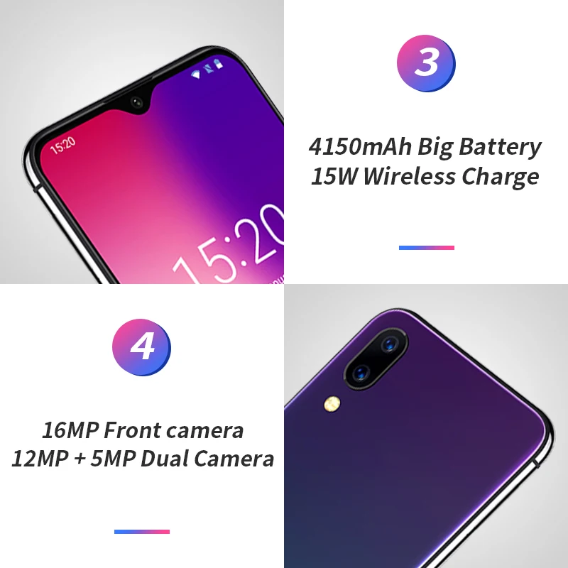 UMIDIGI One Max Global Vertion 4 Гб 128 ГБ 6 3 &quotКапля воды полный экран 4150 мАч смартфон NFC