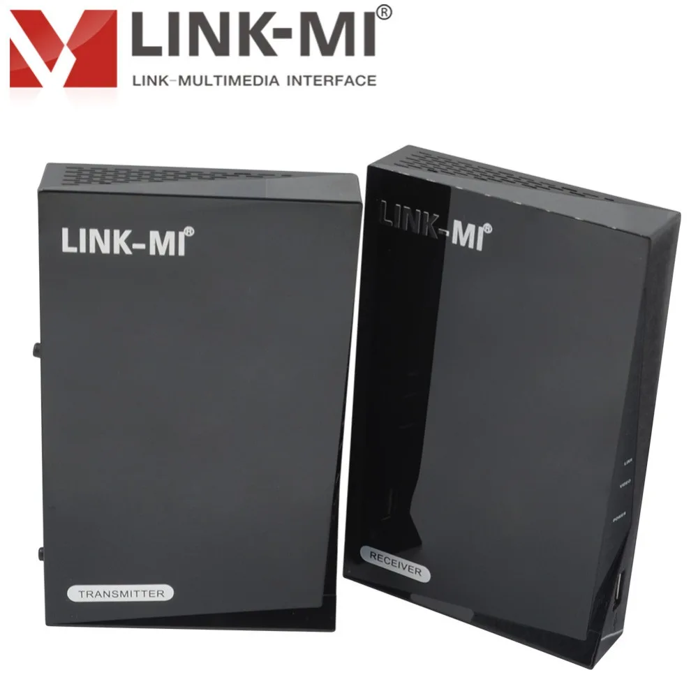 LINK-MI WHD05B Беспроводная HDMI AV система передачи с выходом HDMI для локального отображения на передатчике
