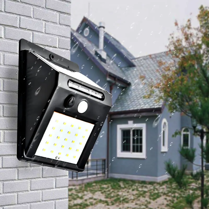 Lansigo Rechargeable Solar Sensor Wall Light 20 30 LEDs Bulb Outdoor Garden Street Lamp Motion Lighting Waterproof | Лампы и освещение