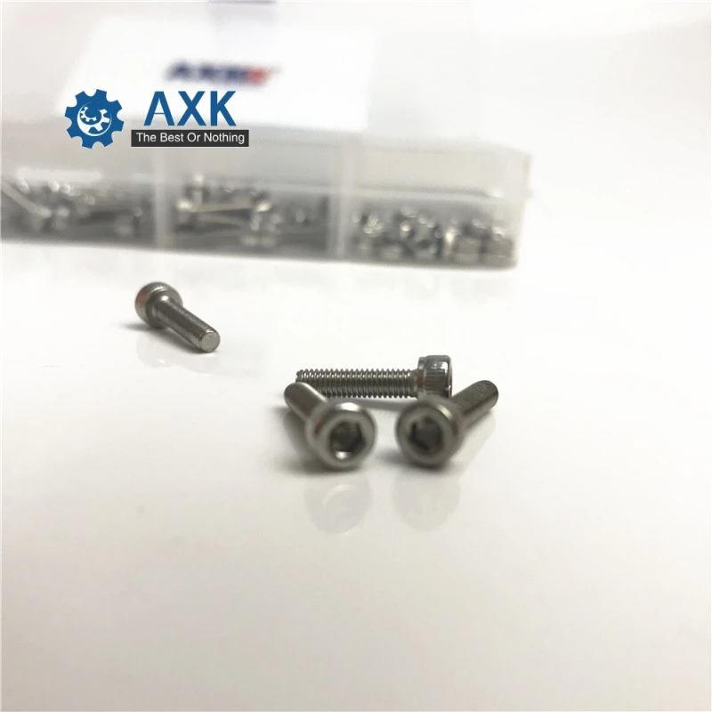 480 шт./кор. M2 M2.5 M3 DIN912 304 Нержавеющая сталь с шестигранной головкой Кепки винты гнездо велосипеда болты с шестигранной головкой, соответствующие стандартам Американского общества по комплект