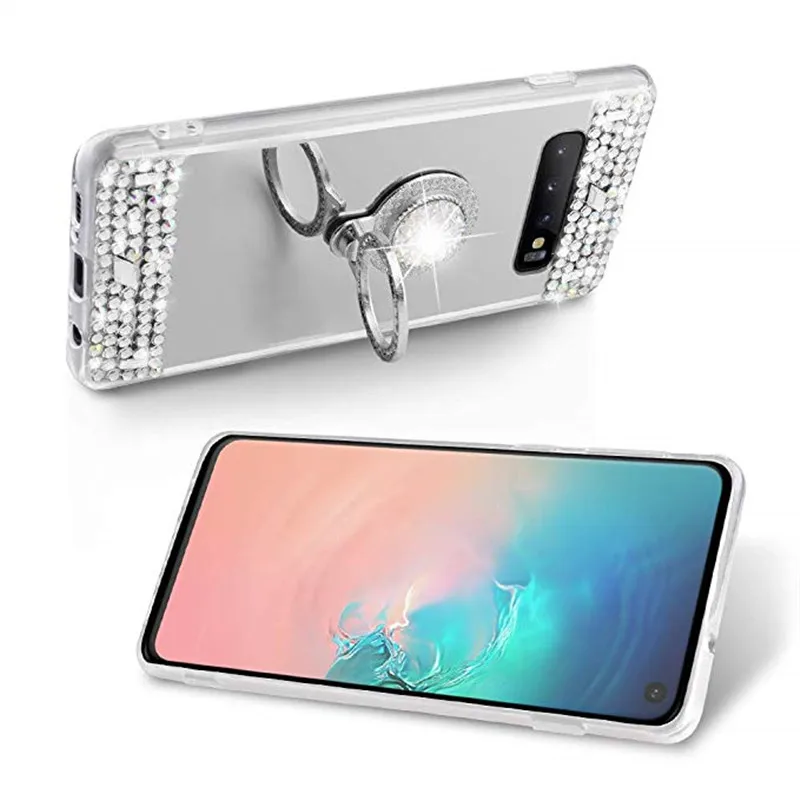 Для Samsung Galaxy M10 M20 S10e S10 S8 S9 Plus Note 9 8 5 J4 J6 A9 A8 A6 J8 2018 противоударный зеркальный чехол