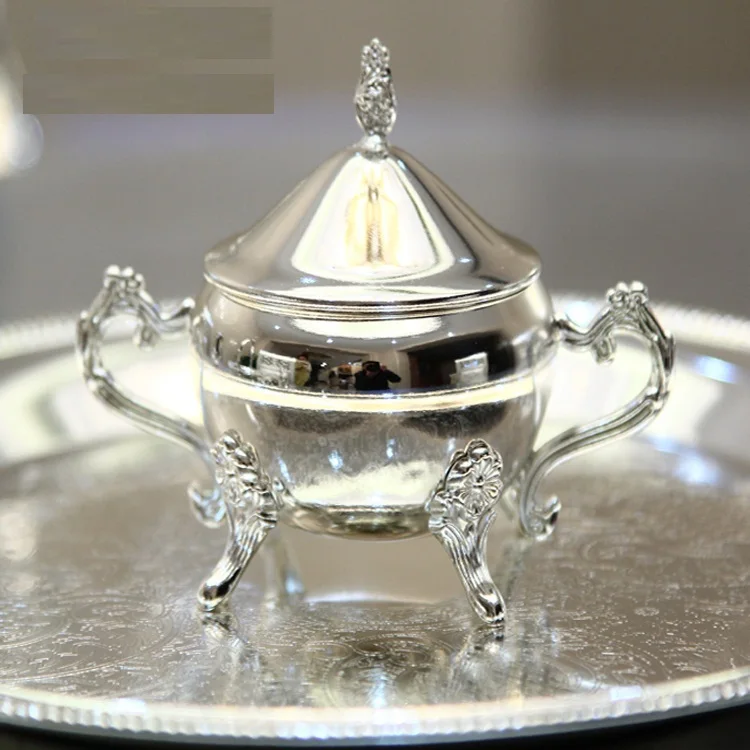 Новый кофейный сервиз/чайный сервиз для свадеб или вечерние KTV посеребренный