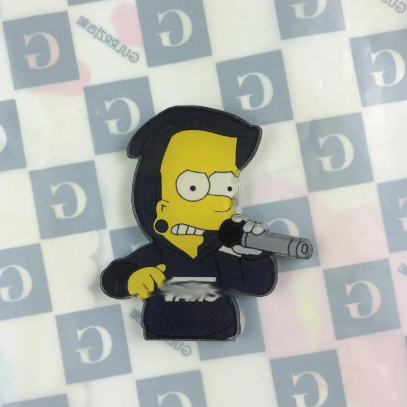 1 шт. Акриловые броши в мультяшном стиле забавные аниме для рюкзака студенческие