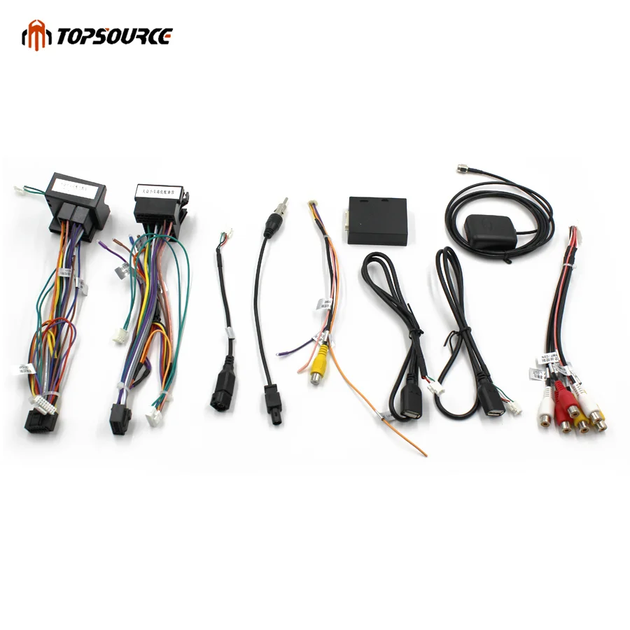 Автомобильный мультимедийный плеер TOPSOURCE 9 дюймов Android 2 Din с GPS Wi-Fi RDS для