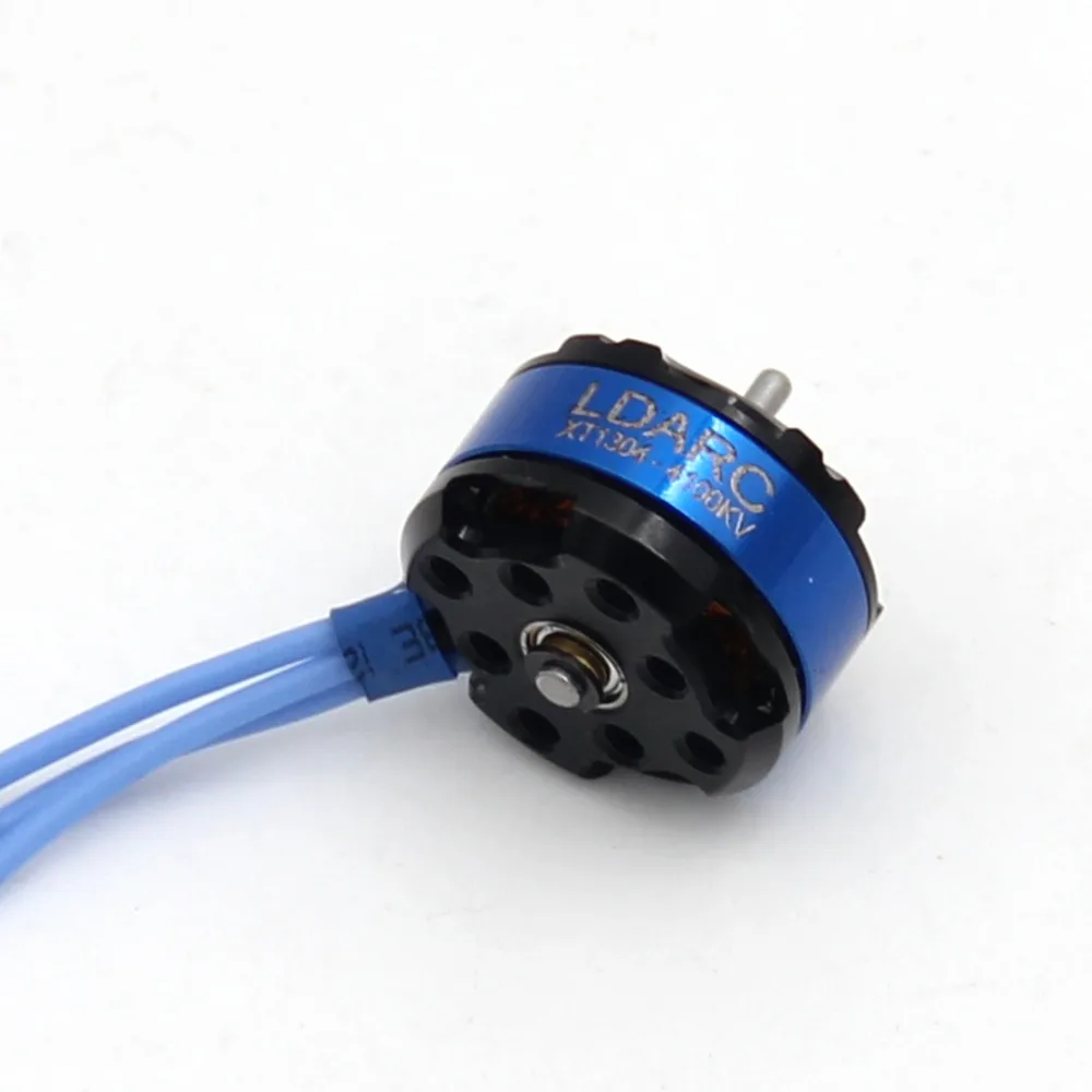 LDARC 1304 4100KV миниатюрный бесщёточный электродвигатель 2 3S PK1106 двигатель с двойным
