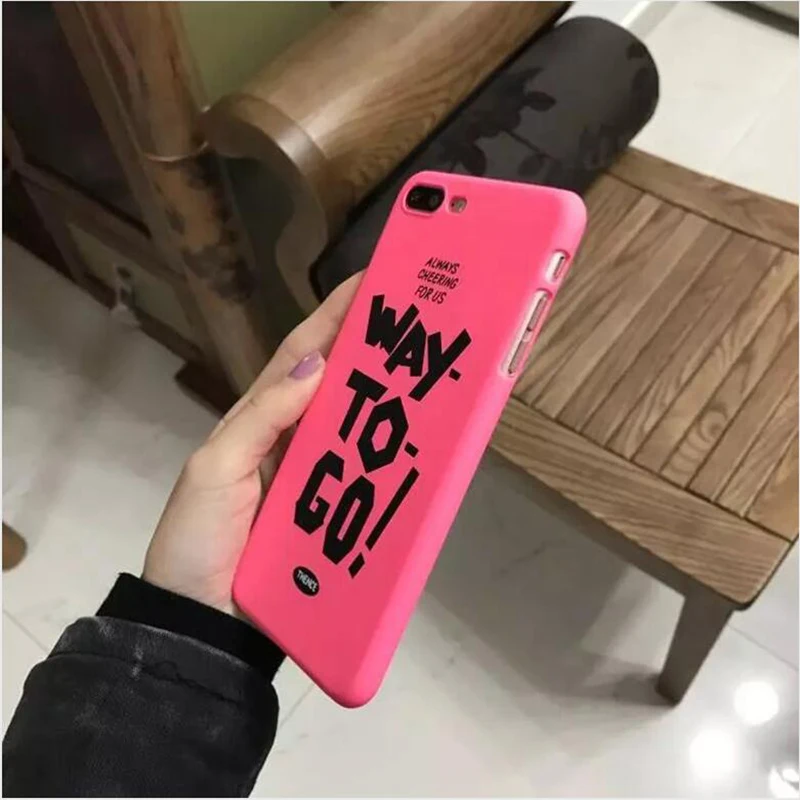Модные Английские буквы Телефон Case Для iPhone 5s 5 SE 6 6s Плюс 7 плюс Жесткий PC