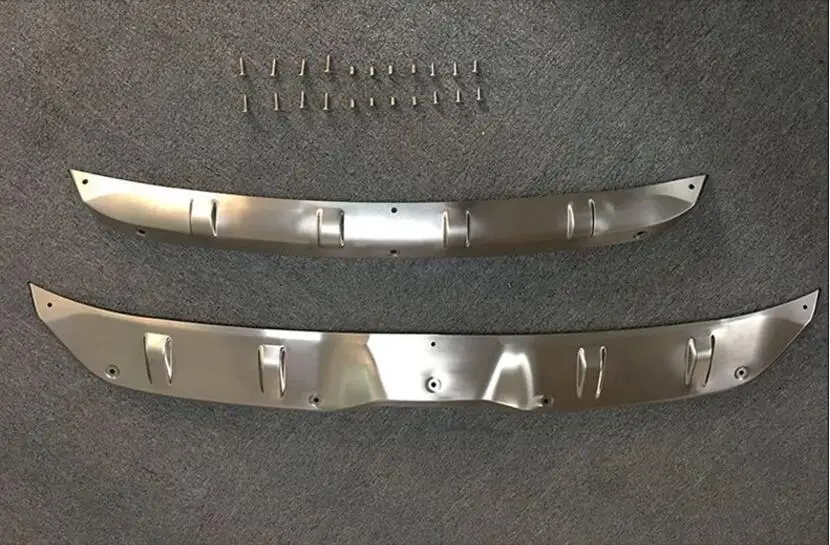 2 шт./компл. Нержавеющая сталь автомобиль передний + задний защитные бамперы