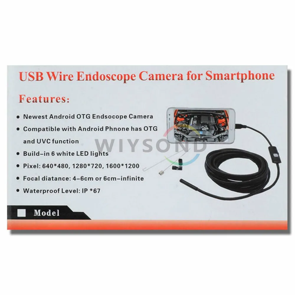 OT019 5 метр с usb-разъемом для смарфона Android эндоскоп микроскоп CMOS HD Портативный