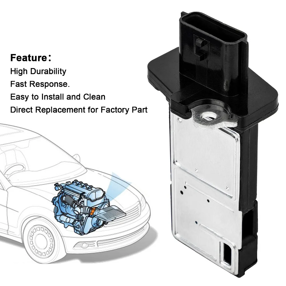 Mass Air Flow Meter MAF Sensor For NISSAN ALMERA PRIMERA X-TRAIL 1.5 1.6 1.8 2.2 22680-AW400 22680-7S000 AFH60-24 226807S000 | Автомобили