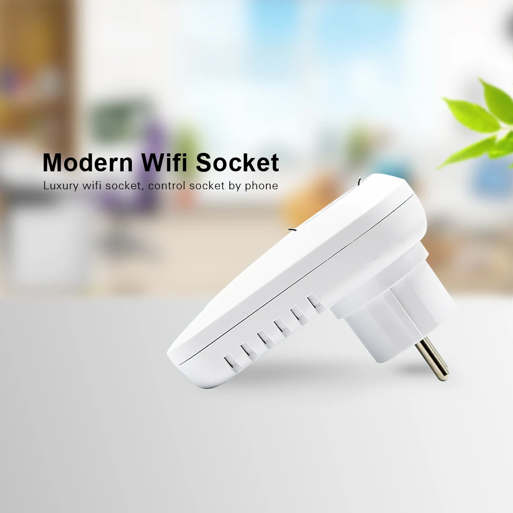 Розетка с Wi Fi 16 А пультом ДУ|eu socket plug|socket wifisocket wireless |