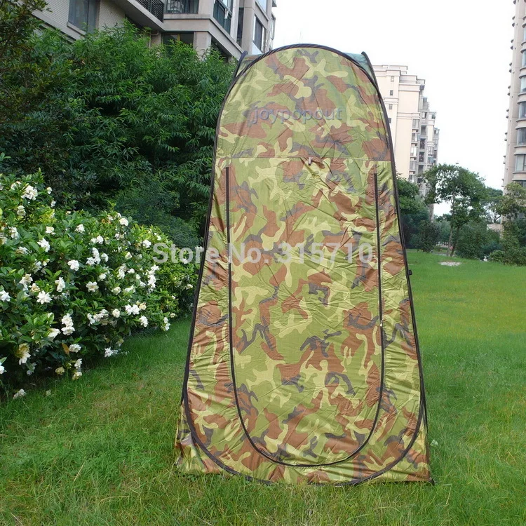 Одноместная портативная уличная душевая палатка для кемпинга всплывающая