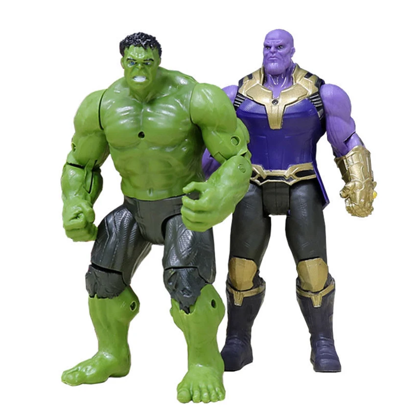 2 шт./компл. светодиодная подвижная Горячая невероятная Халк Бастер экшн фигурка