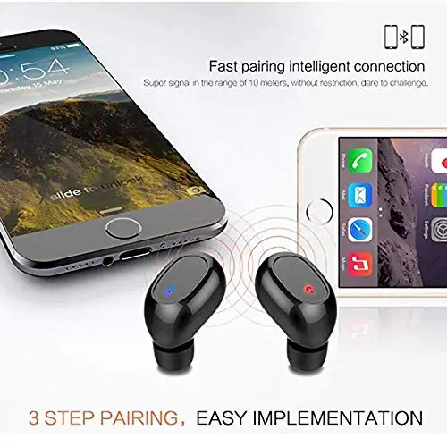2 в 1 беспроводные Bluetooth наушники динамик умный сенсорный мини портативный стерео