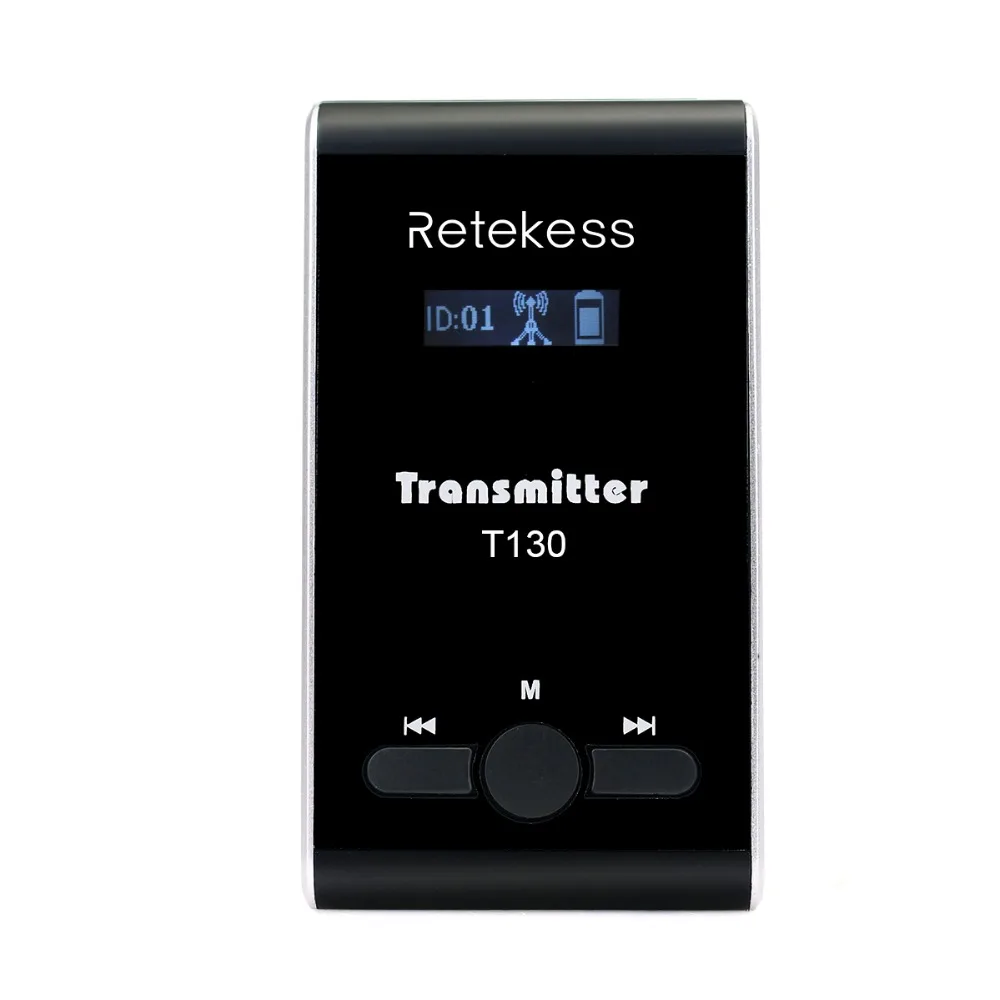 Портативный беспроводной передатчик Retekess T130 195 230 МГц для системы