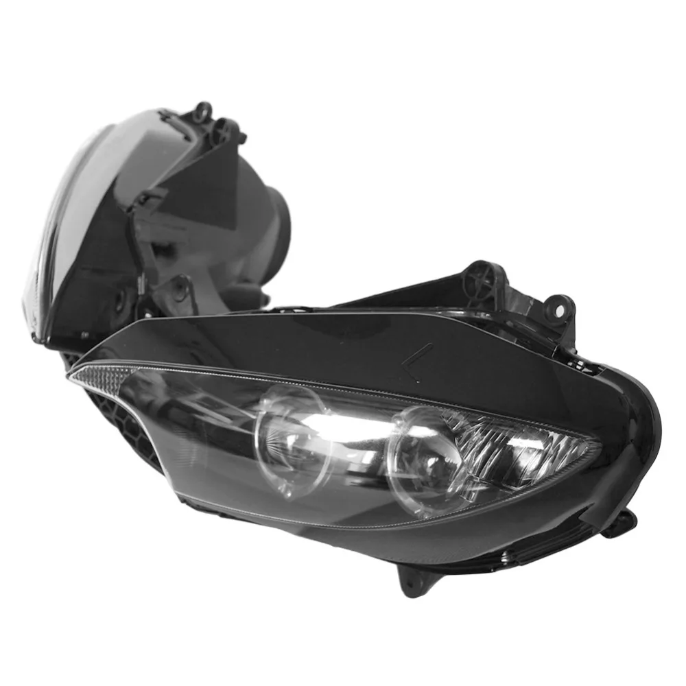 Фара для Yamaha YZF R6 2003 2004 2005 YZF-R6 03 04 05 прозрачный головной свет лампы черный цвет |