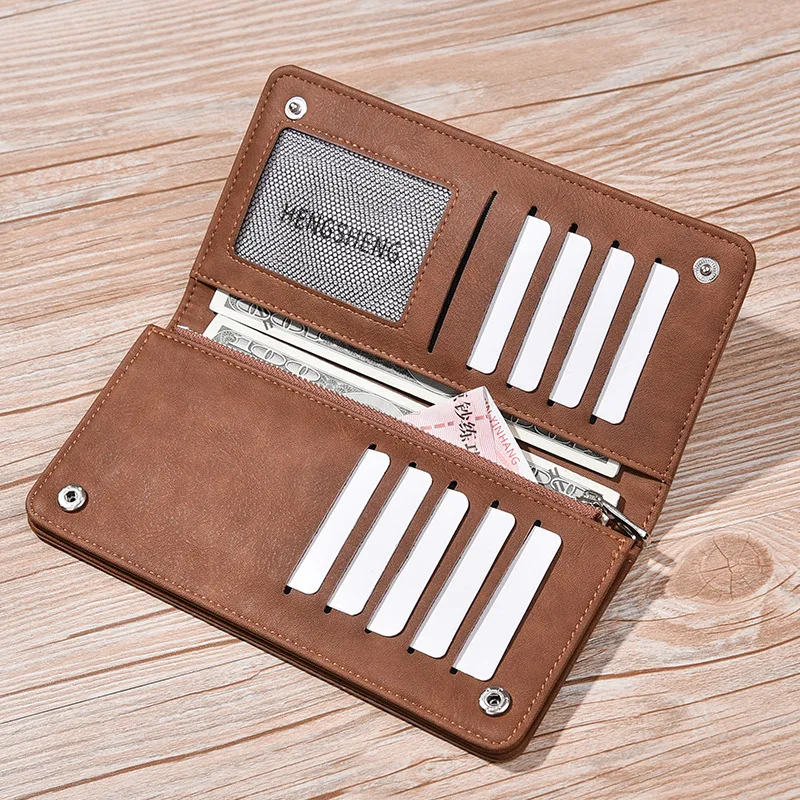 Новинка 2019 мужской кошелек на каждый день много слотов для карт органайзер