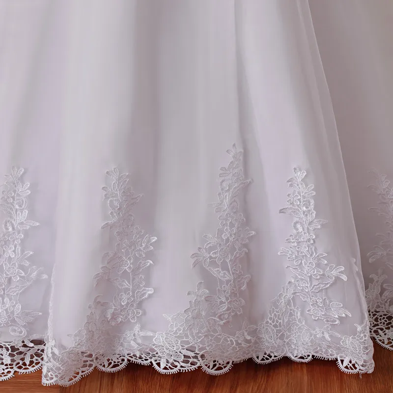 Vestidos De Noiva белое кружевное с открытой спиной фасона &quotРусалка&quot свадебное