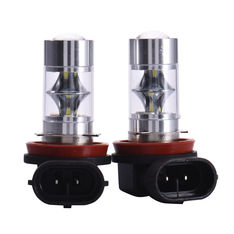 Super Bright Car Headlight 60W H11 2835 12SMD Fog Lights 12LED Spotlight Auto LED Headlamp Styling 6000 6500K White Bulb|car headlight|super