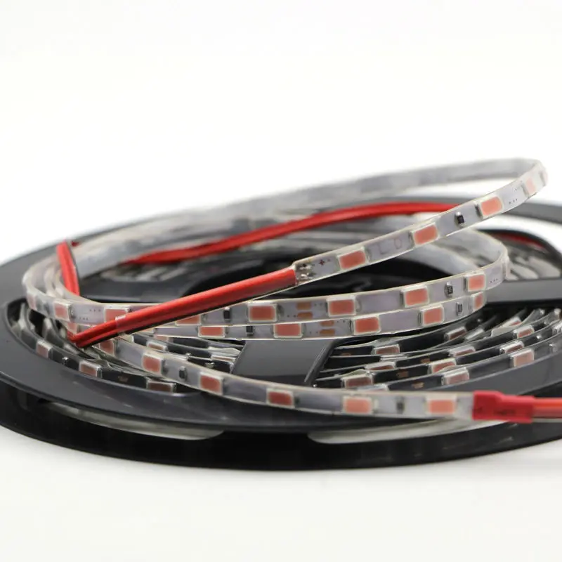 Супер яркая светодиодная лента 5630 5730 SMD DC 12V Водонепроницаемая трубка 5 мм 300 LED