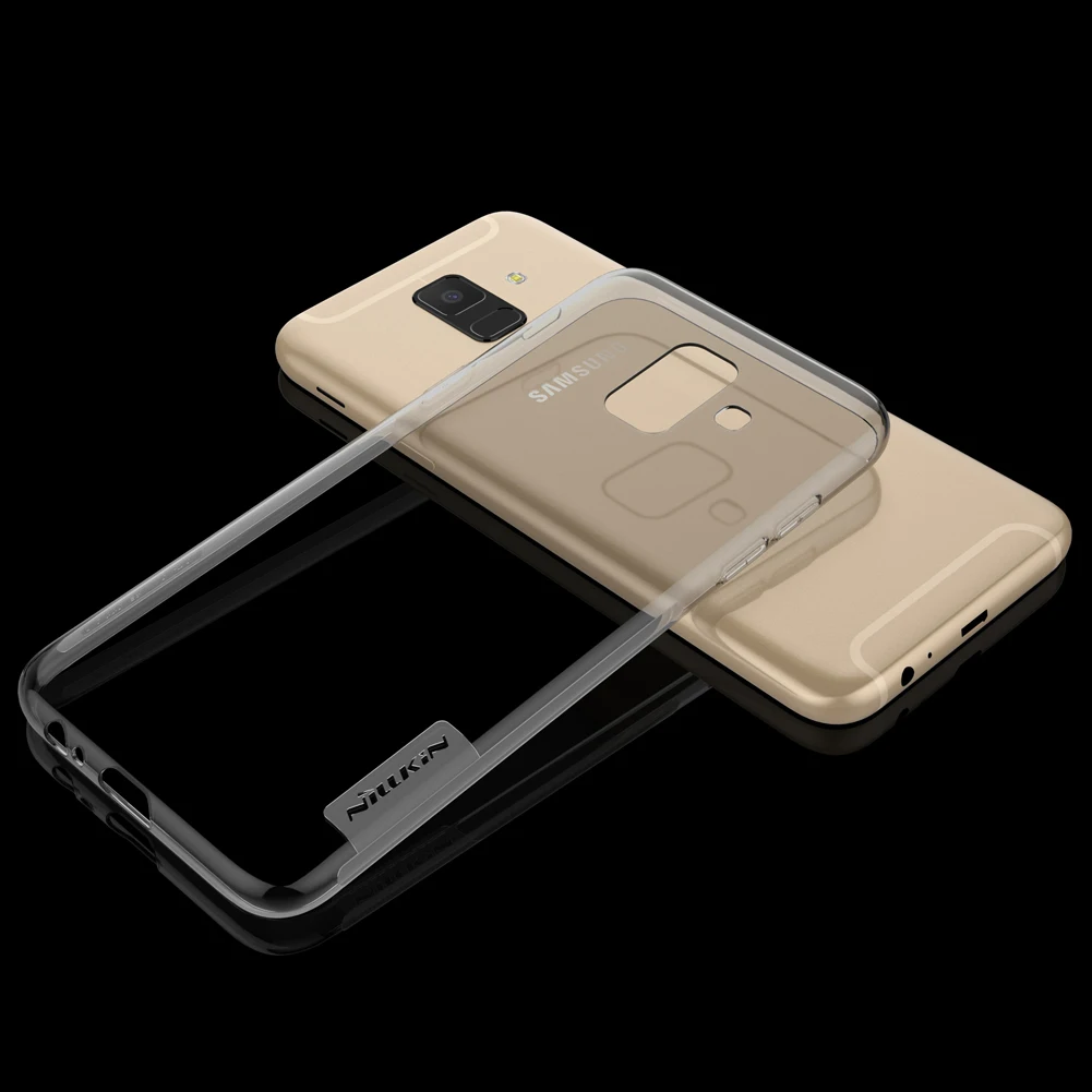 Для samsung Galaxy A6 Plus Galaxy A6 NILLKIN серия Nature термополиуретановый мягкий чехол для задней крышки с Розничная посылка