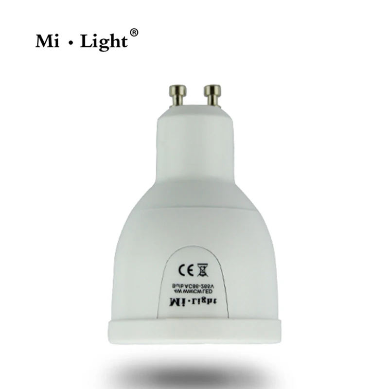 Mi light WIFI GU10 двойной белый Диммируемый 2 4G Светодиодный точечный светильник 220 В 5 Вт