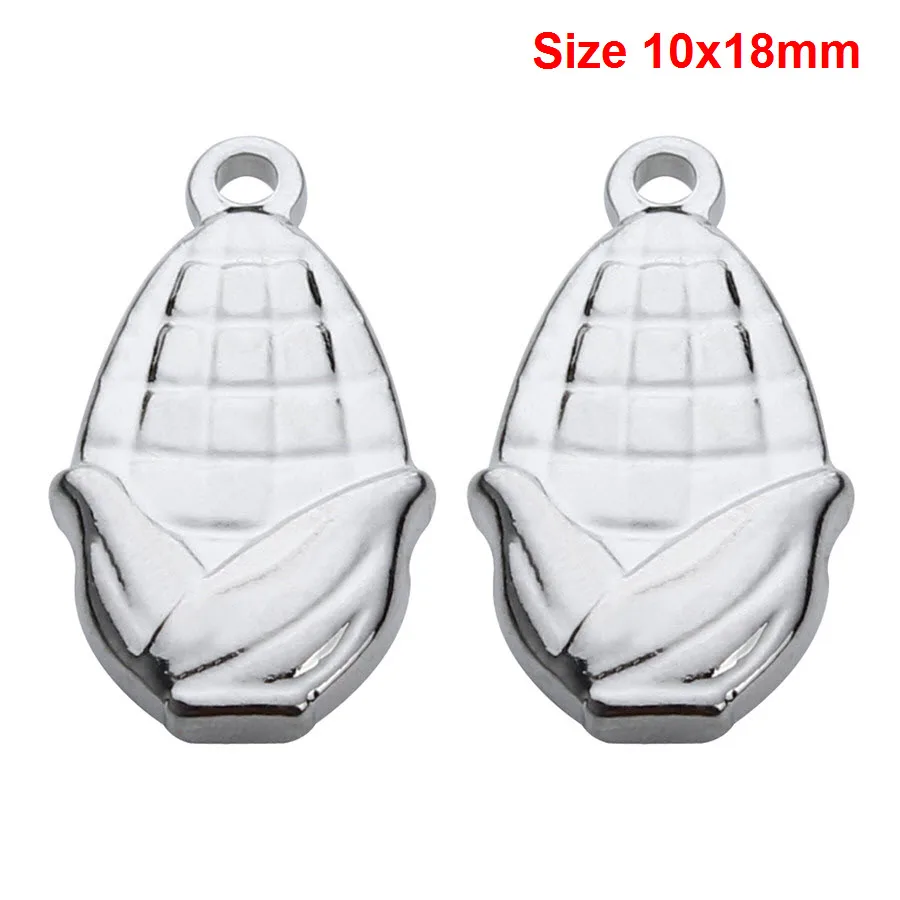 Ckysee 10Pcs/lot Stainless Steel Strawberry Apple Fruit Floating Chams Silver Tone Metal Pendant Charms For Diy Jewelry Making | Украшения