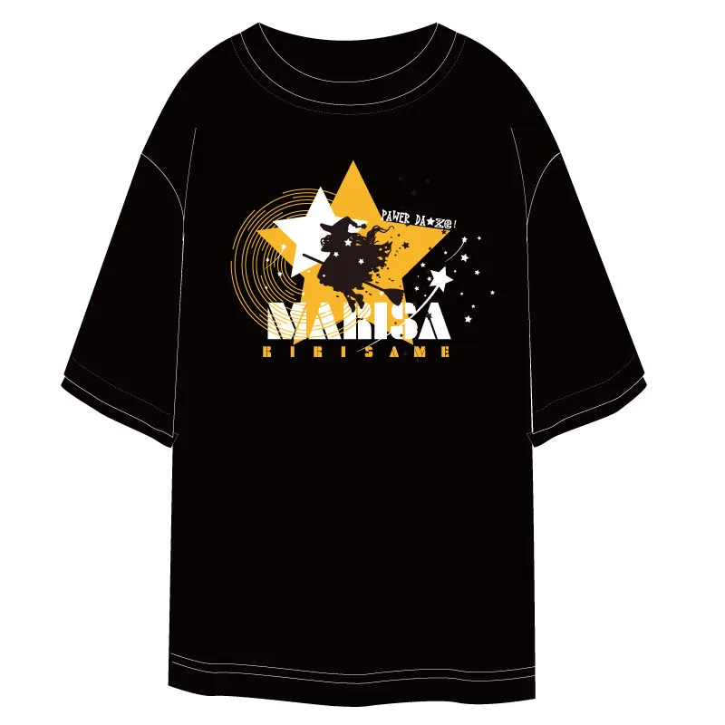 Аниме JK Touhou проект игры MARISA Kirisame Косплей рубашка связанные футболки топы футболки для женщин и мужчин повседневная футболка костюм