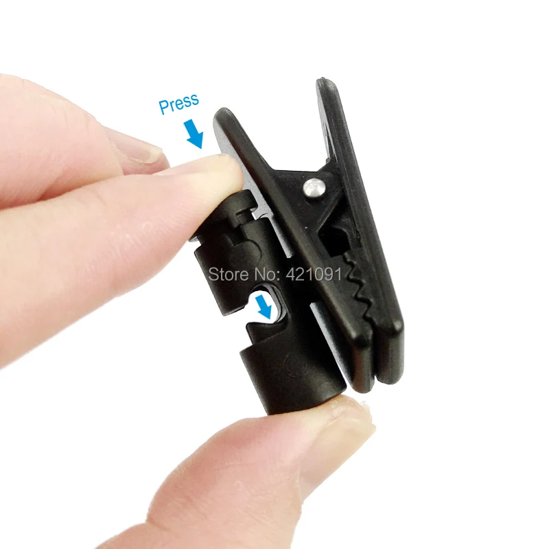 Зарядный кабель для мобильного телефона с фиксированным зажимом рация наушник