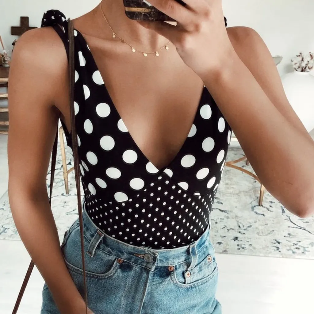 SAGACE сдельный купальник волнистый принт ретро боди для отдыха женский бикини |