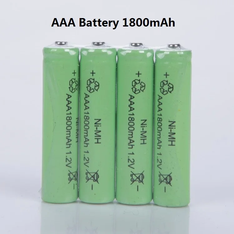 Free shipping 10pcs/lot AAA battery 1800mAh NiMH rechargeable batteries toys | Электроника