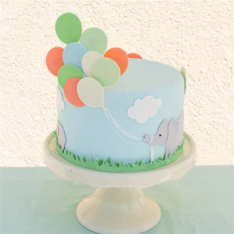 5 шт. Fondant (сахарная) резак облако Пластиковые Формы для кексов/печенье/buscuit