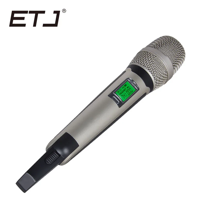 ETJ бренд профессиональный караоке беспроводной микрофон VHF SKM9000 двойной ручной передатчик двойные микрофоны