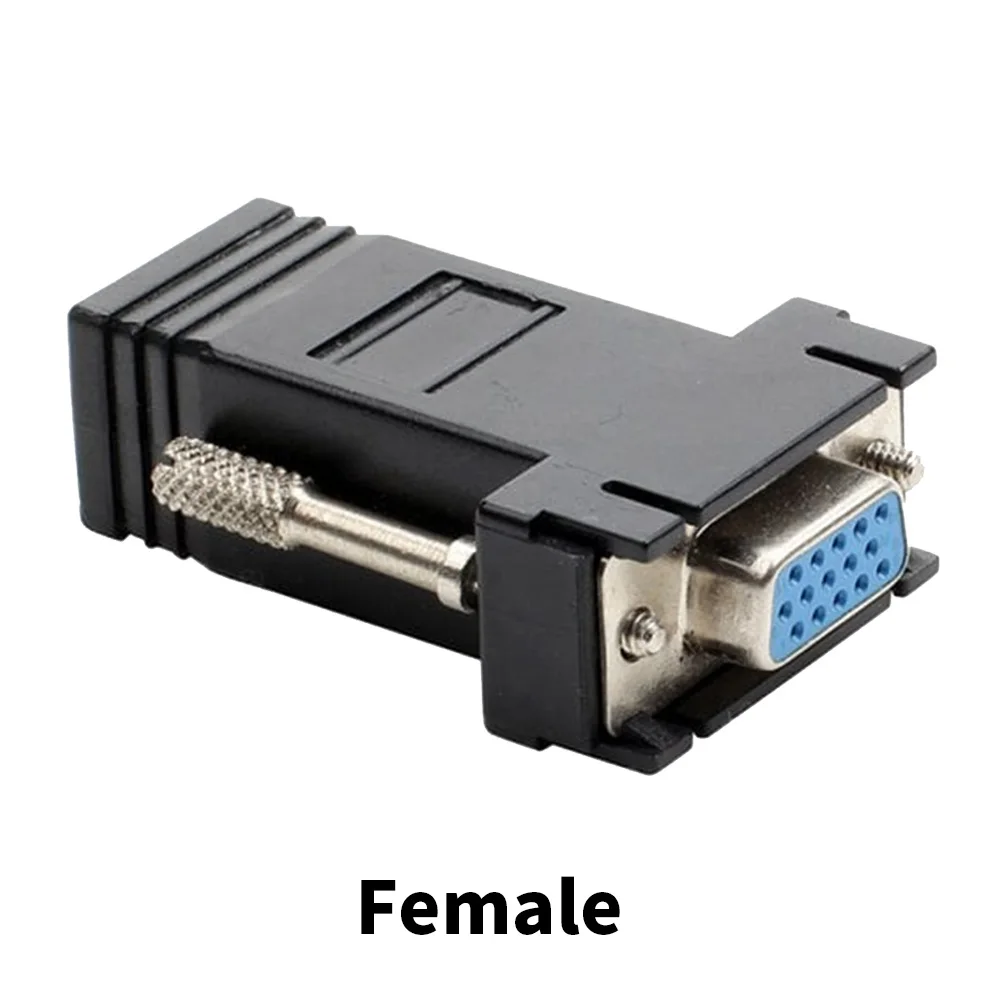 Пара удлинительных шнуров VGA для подключения к локальной сети Cat5 Cat5e RJ45 Ethernet