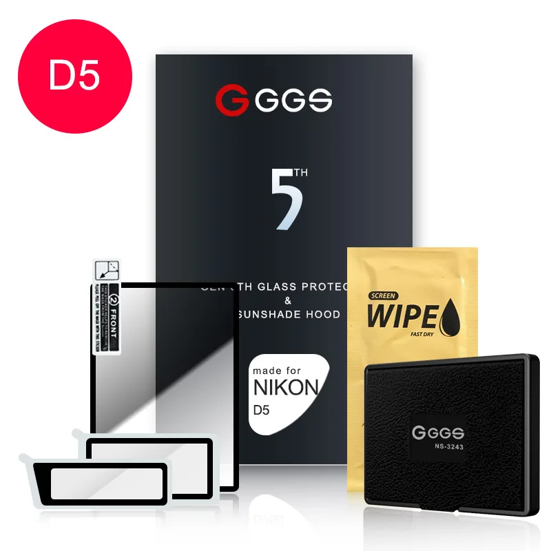 

GGS пятое поколение для NIKON D5 LARMOR экранная камера защитная пленка экран металлическая рамка встроенное оптическое стекло