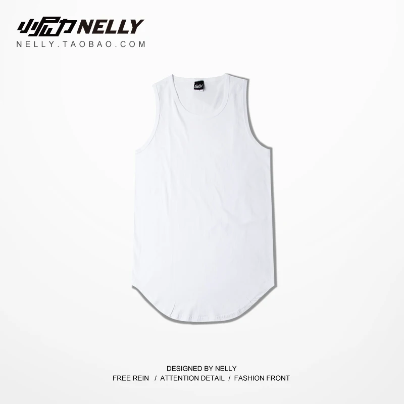 Nelly/Новинка лета 2019 7 цветов простая футболка без рукавов для мужчин и женщин