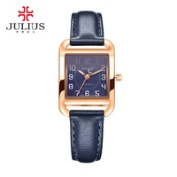 reloj hombre marca de lujo julius luminous dress relogio feminino square business woman watches quartz luxury fashion women